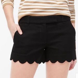 J.Crew black scallop shorts SZ 0 CLOSET CLEAR OUT